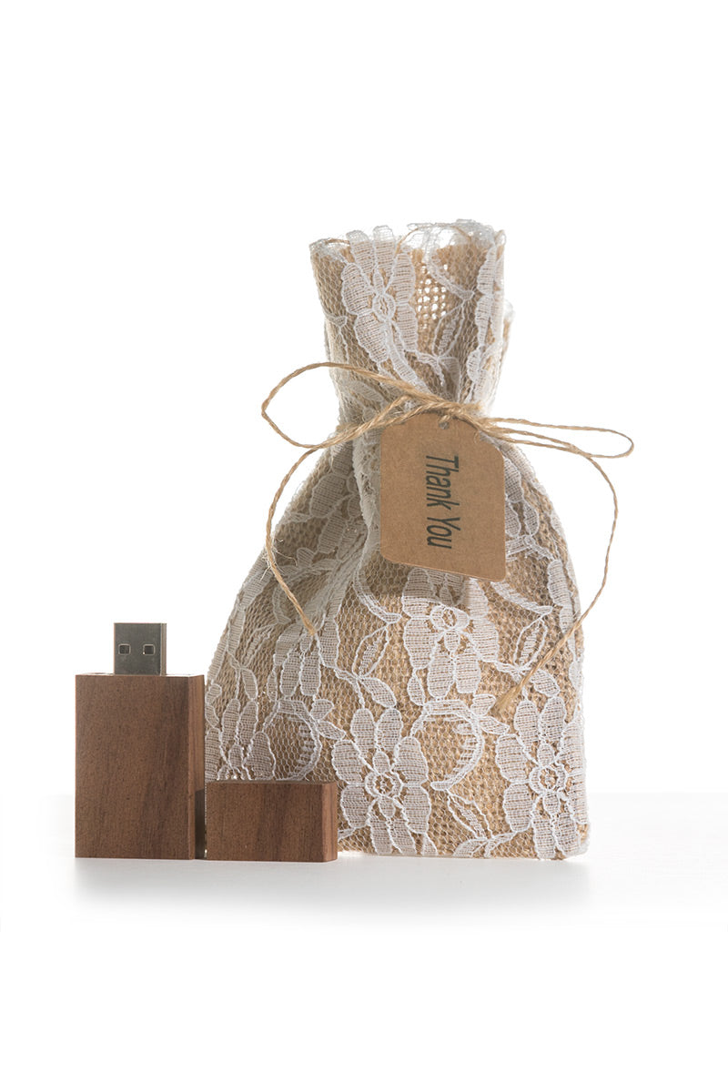 0054 Hessian USB Bags - Little Love Boxes